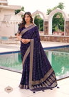 Purnima By Stavan Moss Georgette Weaving Jequarq Wholesale Saree In India